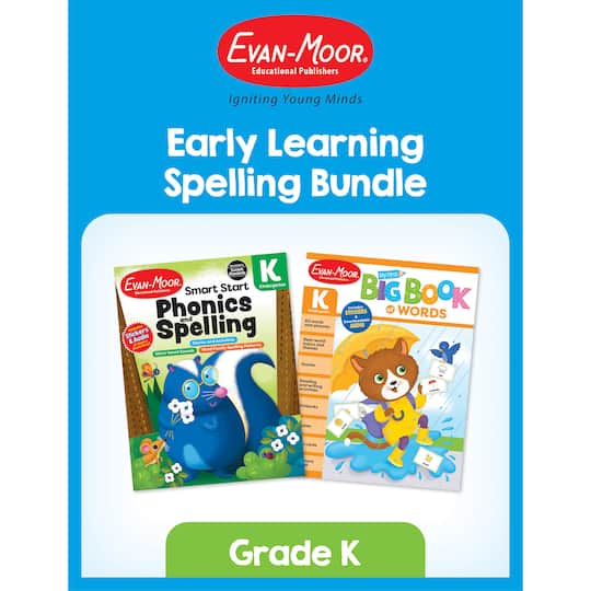 Evan-Moor® Kindergarten Early Learning Spelling Bundle